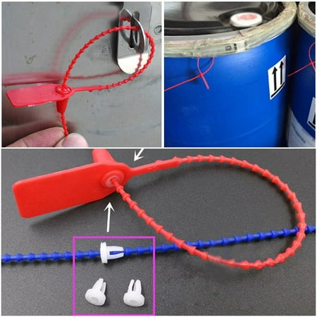 100x 25cm Plastic Anti-Tamper Security Tags For Labeling Boxes /Roll Cages Tool 100x 25cm Plastic Anti-Tamper Security Tags For Labeling Boxes /Roll Cages Tool
